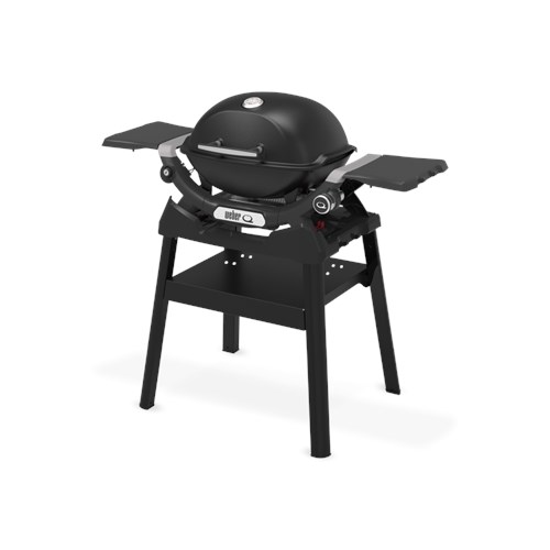 Grill gazowy Weber Q 1200N ze stolikami bocznymi i stojakiem