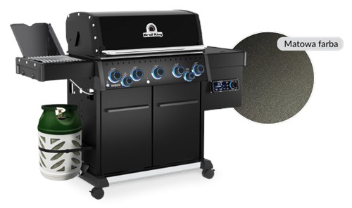 Grill hybrydowy (gaz + pellet) Broil King Baron™ 590 IRP Shadow