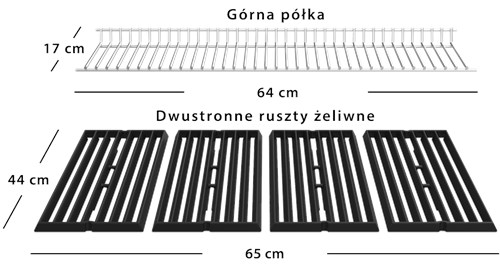 Grill gazowy Broil King CROWN 490 SHADOW