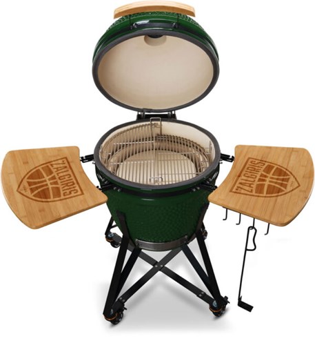 Grill ceramiczny węglowy Kamado Bono Zalgiris, zielony