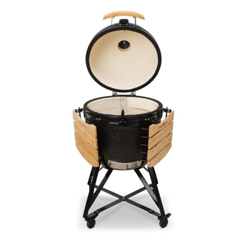 Grill ceramiczny węglowy Kamado Bono Grande, czarny