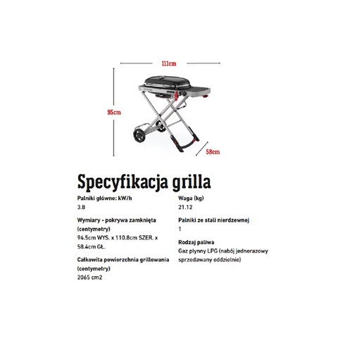 Weber Grill gazowy Traveler
