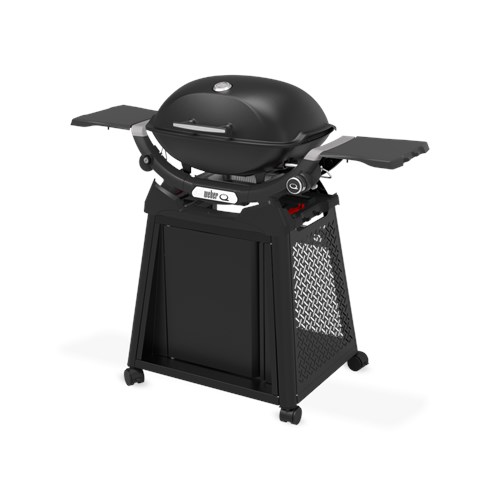 Grill gazowy Weber Q 2200N ze stolikami bocznymi i wózkiem Premium