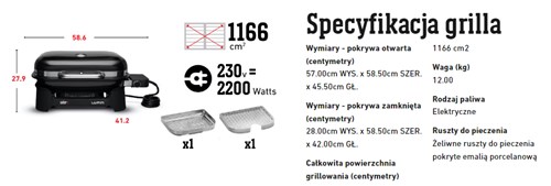 Weber Grill elektryczny Lumin Compact