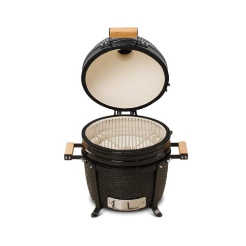 Grill ceramiczny węglowy Kamado Bono Minimo,czarny