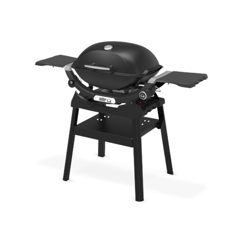 Grill gazowy Weber Q 2200N ze stolikami bocznymi i stojakiem