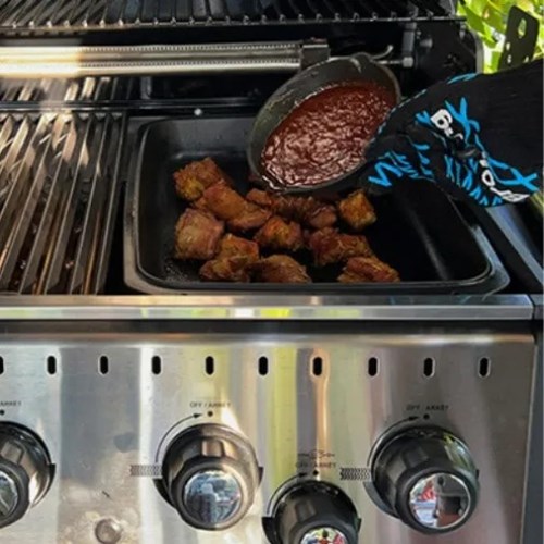 Broil King Żeliwna brytfanna z rusztem