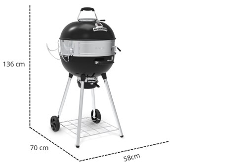 Grill węglowy Broil King CROWN KETTLE 57 CM Z PIERŚCIENIEM