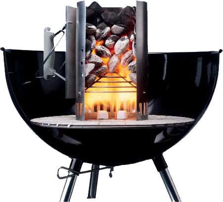 Zestaw do rozpalania Weber (komin, brykiet i rozpałka) W