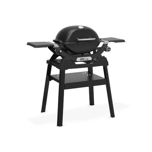 Grill gazowy Weber Q 1200N ze stolikami bocznymi i stojakiem