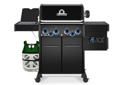 Grill hybrydowy (gaz + pellet) Broil King Baron™ 490 IRP Shadow