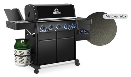 Grill hybrydowy (gaz + pellet) Broil King Baron™ 590 IRP Shadow