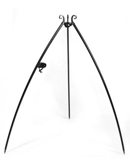Grill na trójnogu 200 cm - ruszt stal nierdzewna 60 cm + kołowrotek
