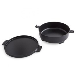 Dutch Oven 2 w 1 - żeliwny kociołek Weber Dutch Oven