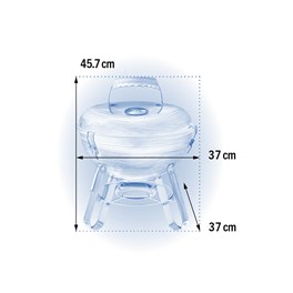Grill kulisty Napoleon NK14 na węgiel drzewny