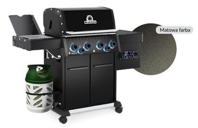 Grill hybrydowy (gaz + pellet) Broil King Baron™ 490 IRP Shadow
