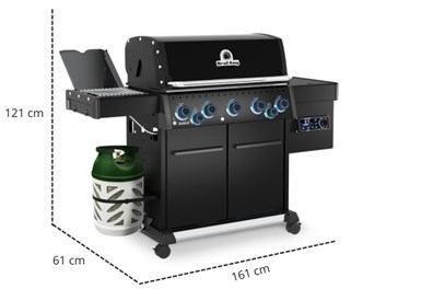 Grill hybrydowy (gaz + pellet) Broil King Baron™ 590 IRP Shadow