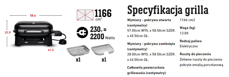 Weber Grill elektryczny Lumin Compact