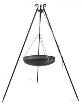 Wok na trójnogu 180 cm - stal naturalna 70 cm