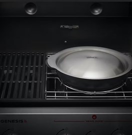 Wok i koszyk do gotowania na parze WEBER CRAFTED