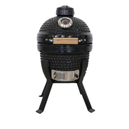 Grill ceramiczny węglowy Kamado Bono Picnic, czarny