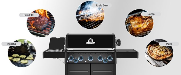 Grill gazowy Broil King Baron™ 590 IRX Shadow